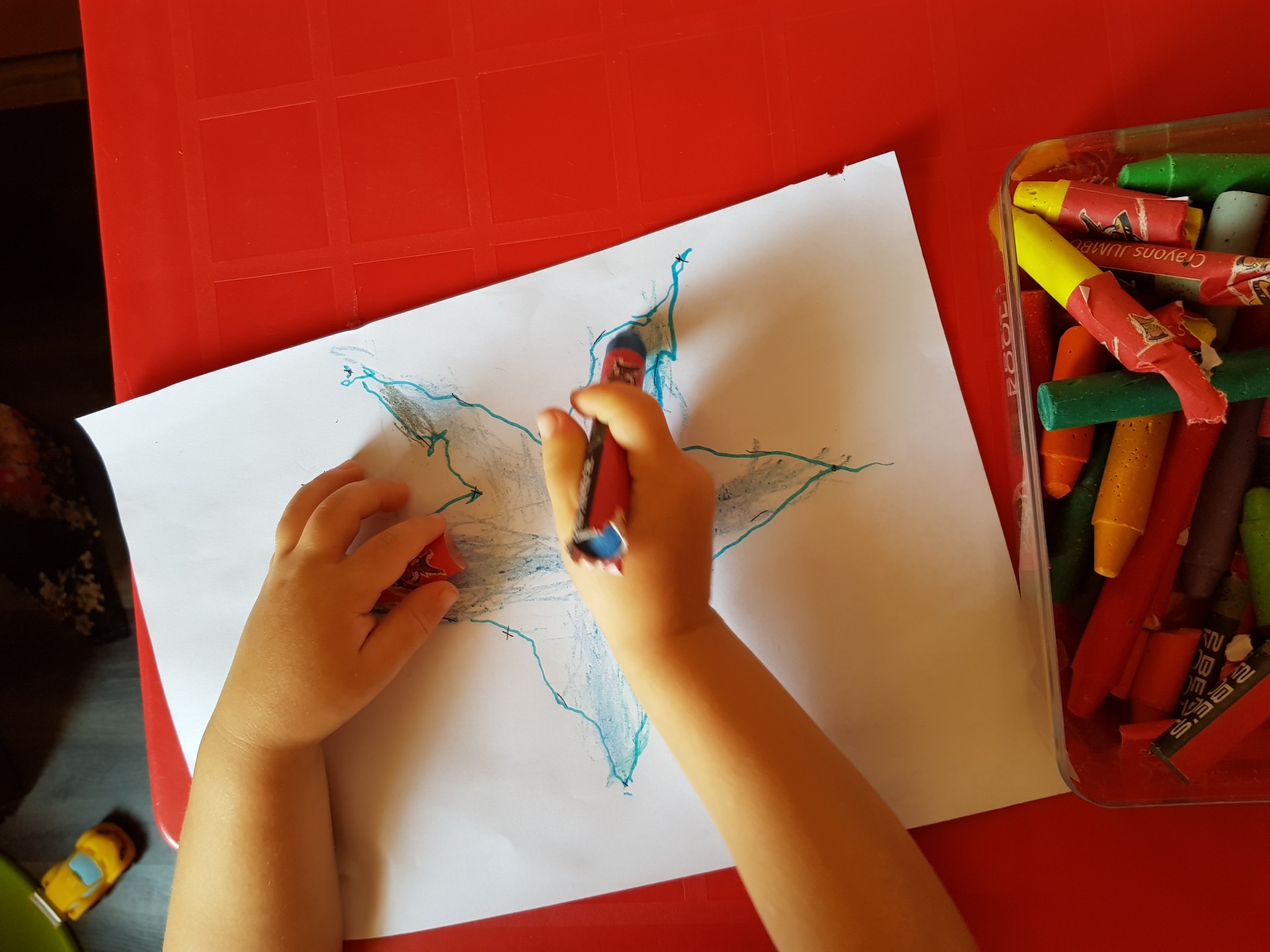 Lignes et Coloriage sans préparation