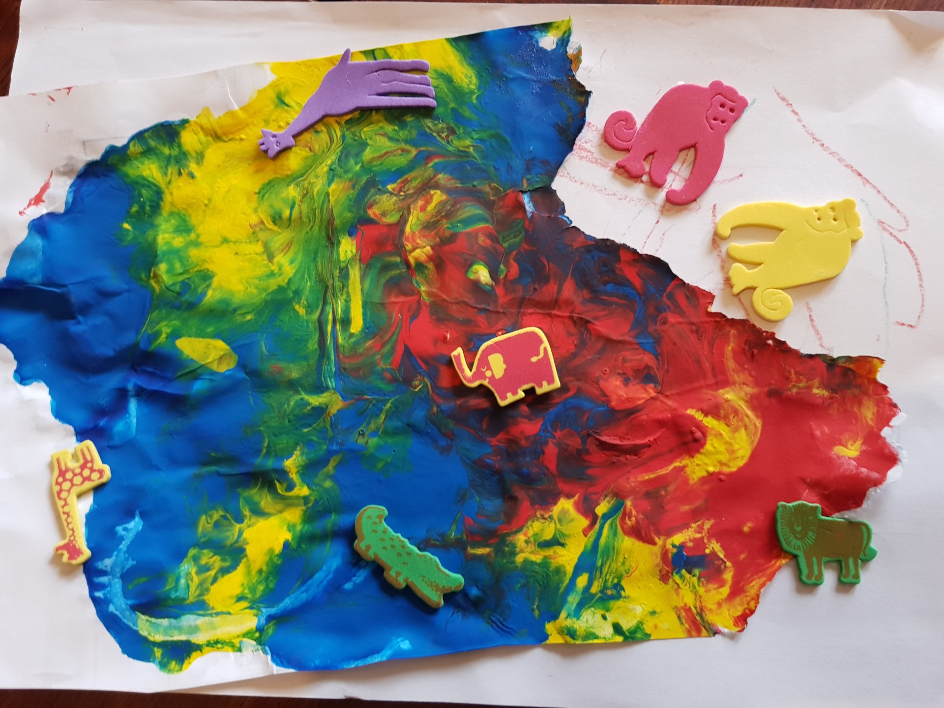 Peinture Propre et Gommettes